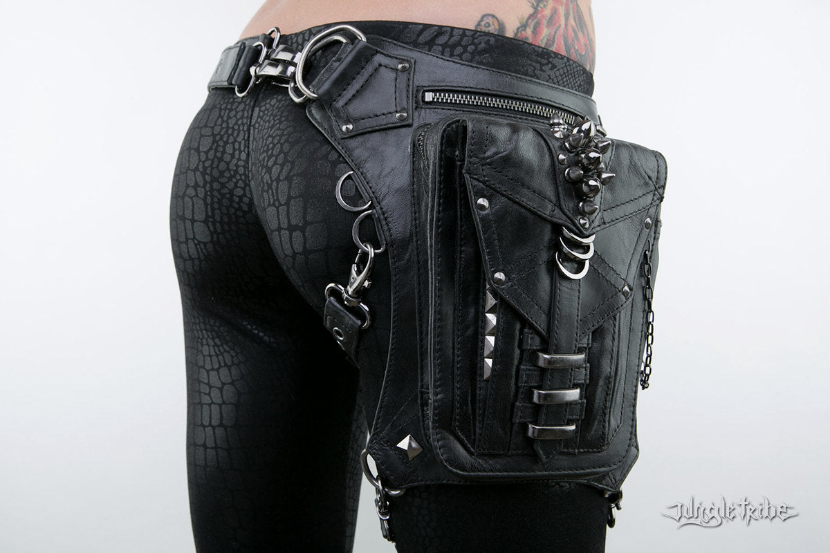 Woman Leather Belt Pouch Bag Jungletribe Bike Belt Bag Hip 