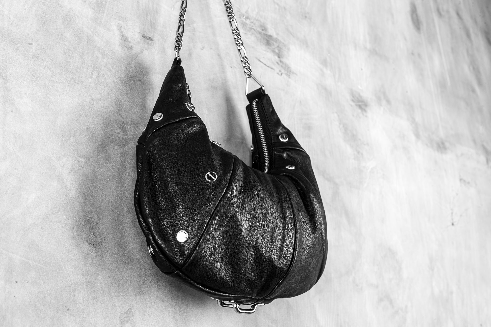 Bar Bag | Black - Quilted Convertible Crossbody