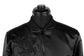 Dark Dragon Fantasy Black Satin Silk Bomber Jacket